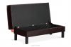 ESPECTO Ottomane für Sofa aus Kunstleder dunkelbraun Dunkelbraun - Foto 7