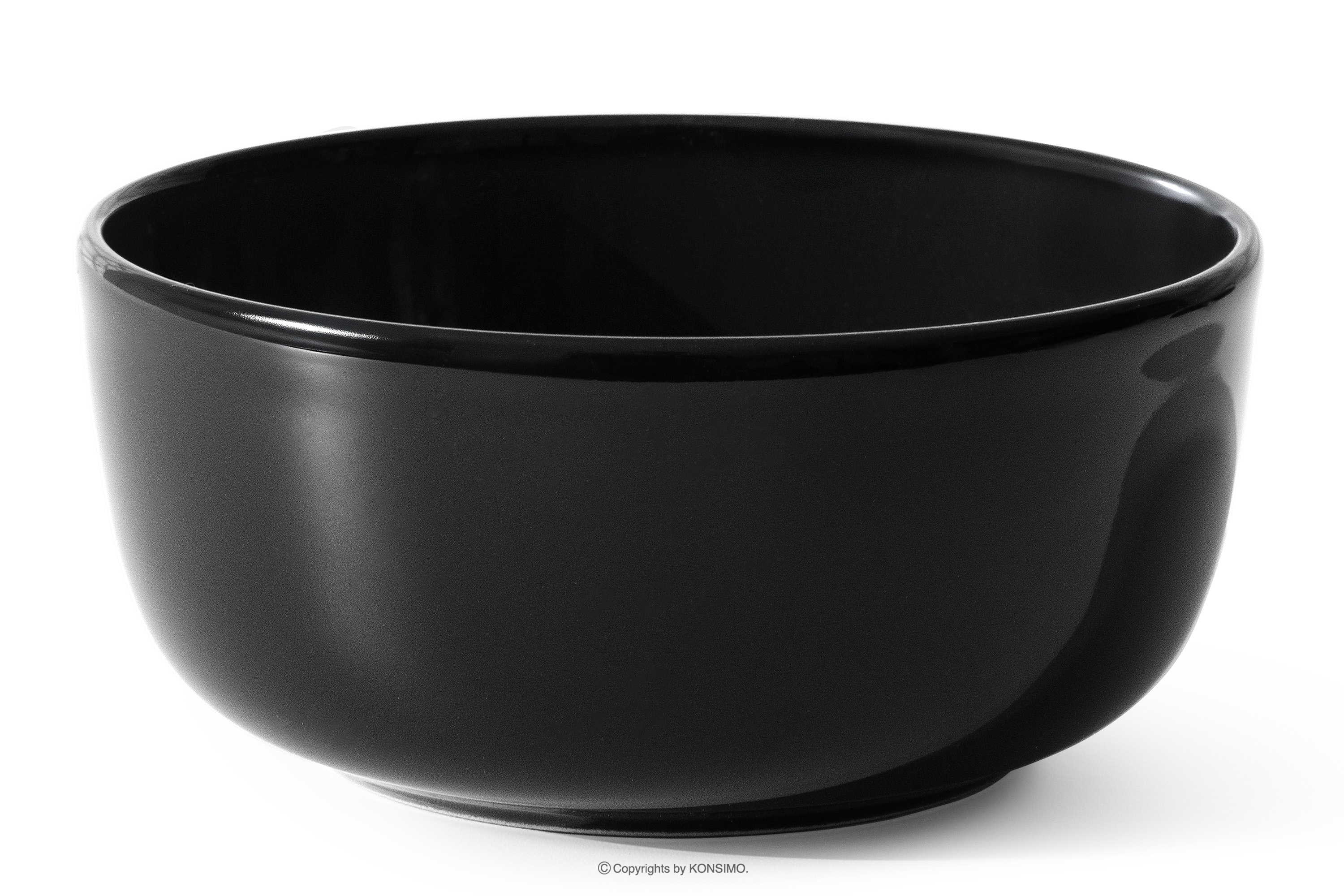 Schale glänzend schwarz