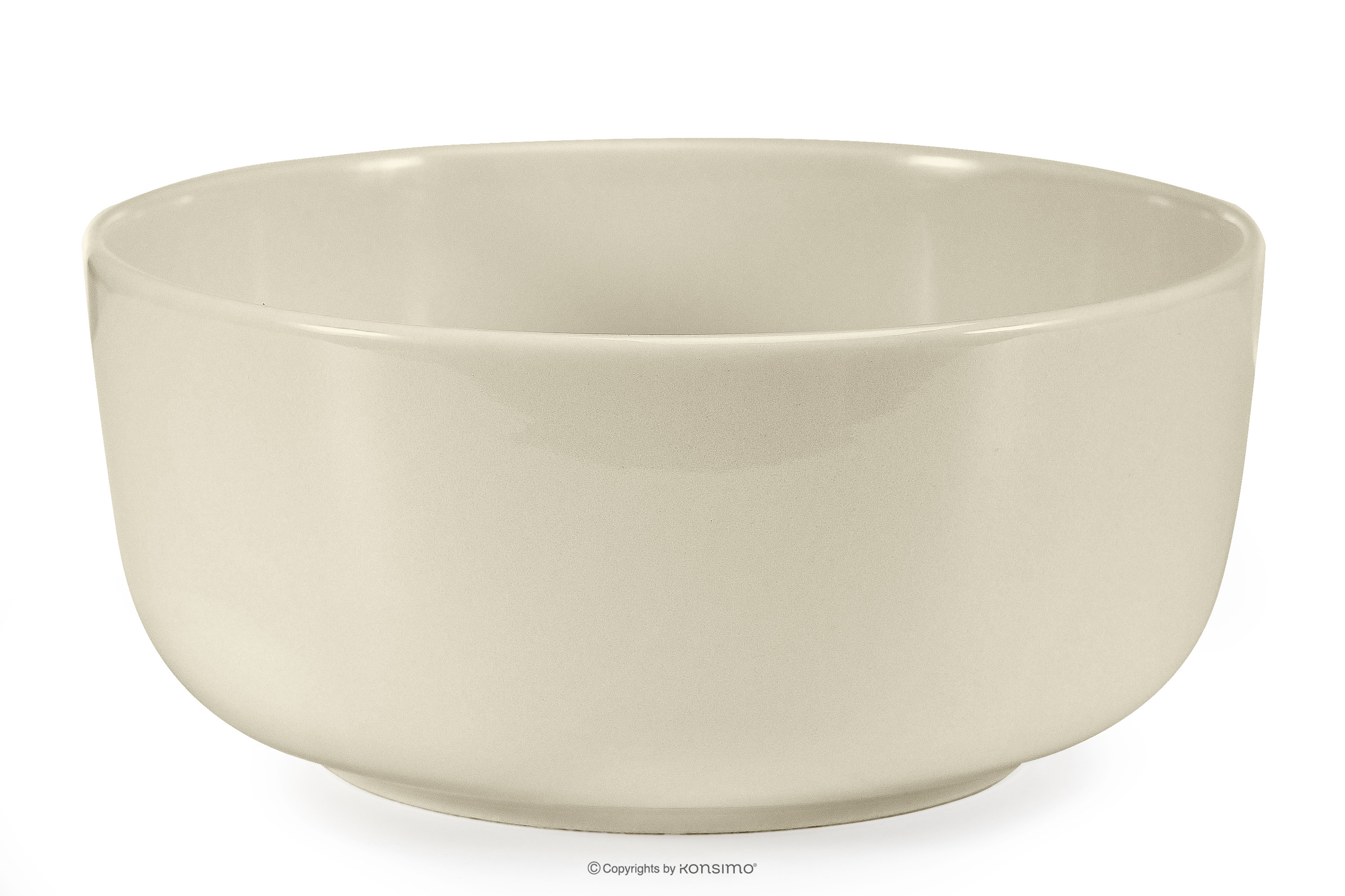 Schale beige glänzend