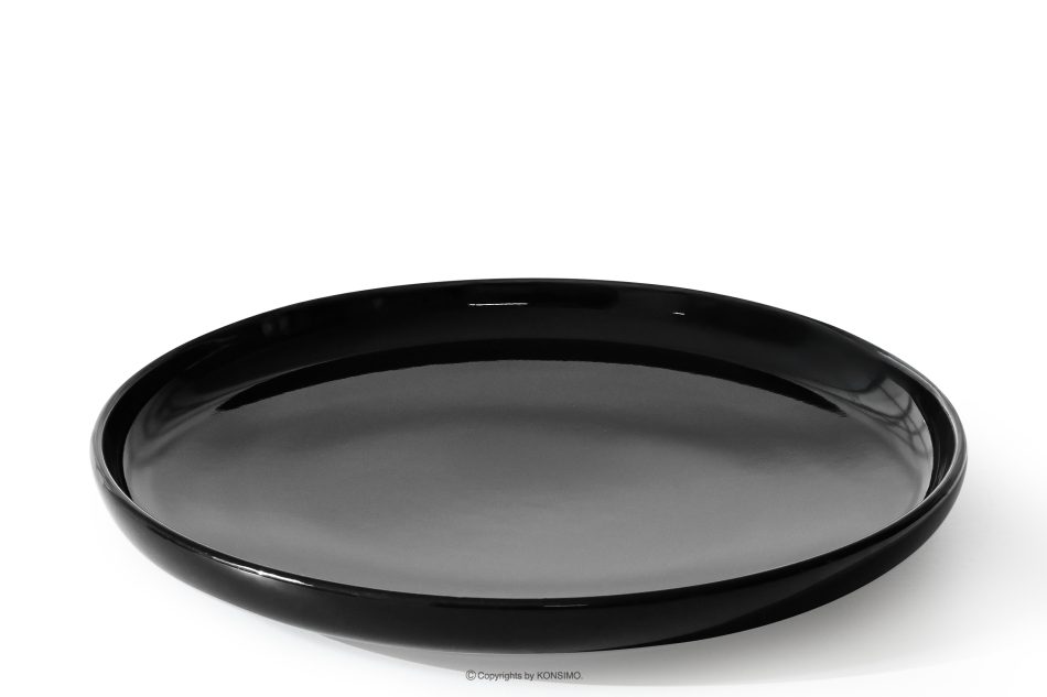 VICTO Tafelservice glänzend schwarz 6-Personen (18-tlg.) Schwarz glänzend - Foto 4