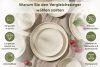 VICTO Beige glänzendes 6-Personen-Tafelset (24 tlg.) beige glänzend - Foto 12