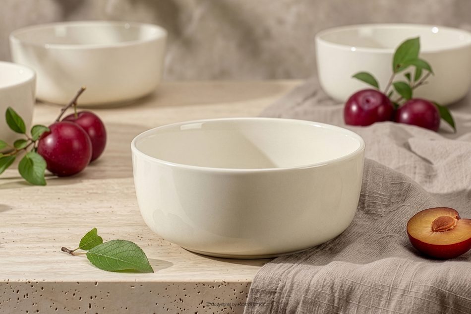 VICTO Beige glänzendes 6-Personen-Tafelset (24 tlg.) beige glänzend - Foto 15
