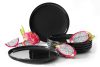 VICTO Speiseteller schwarz glänzend 6tlg. Schwarz glänzend - Foto 1