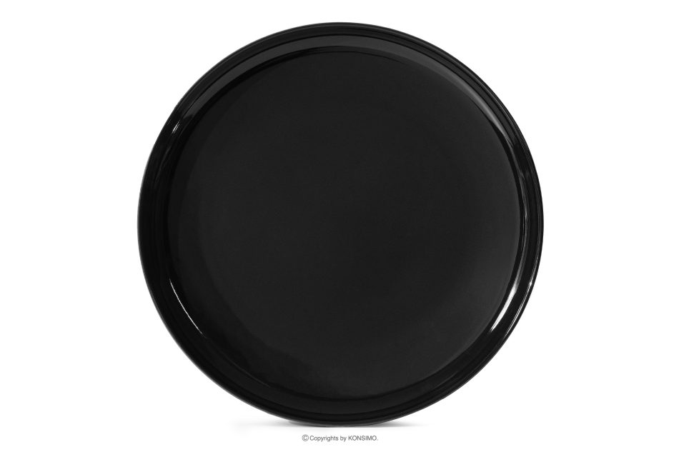 VICTO Speiseteller schwarz glänzend 6tlg. Schwarz glänzend - Foto 5
