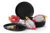 VICTO Dessertteller glänzend schwarz 6tlg. Schwarz glänzend - Foto 1