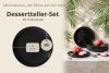 VICTO Dessertteller glänzend schwarz 6tlg. Schwarz glänzend - Foto 8
