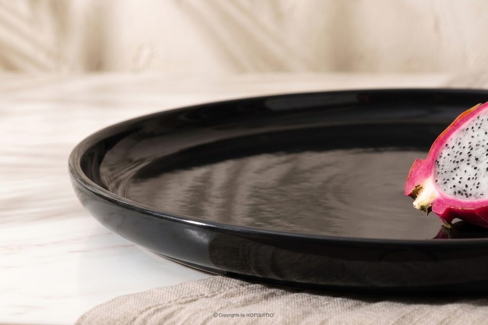 VICTO Dessertteller glänzend schwarz 6tlg. Schwarz glänzend - Foto 10