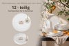 VICTO Tafelservice weiß 6-Personen (12 tlg.) weiß - Foto 7