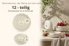 VICTO Tafelservice glänzend beige 6-Personen (12 tlg.) beige glänzend - Foto 7