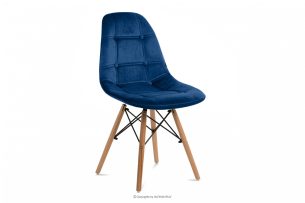 MICO, https://konsimo.de/kollektion/mico/ Modernes marineblaues Samt-Stuhl marineblau - Foto