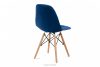 MICO Modernes marineblaues Samt-Stuhl marineblau - Foto 5