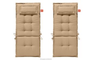 MISTA, https://konsimo.de/kollektion/mista/ Gartenkissen für Sessel sandfarben 2 tlg. sandfarben - Foto