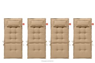 MISTA, https://konsimo.de/kollektion/mista/ Gartenkissen für Sessel sandfarben 4 tlg. Sandfarben - Foto
