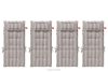 MISTA Gartenkissen für Sessel weiß/blau/beige/rot 4 tlg. weiß/blau/beige/rot - Foto 1