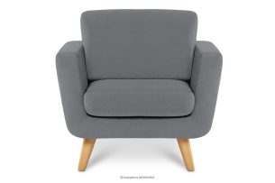 TAGIO, https://konsimo.de/kollektion/tagio/ Grauer skandinavischer Sessel grau - Foto