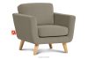 TAGIO Beigefarbener skandinavischer Sessel beige - Foto 3