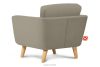 TAGIO Beigefarbener skandinavischer Sessel beige - Foto 4