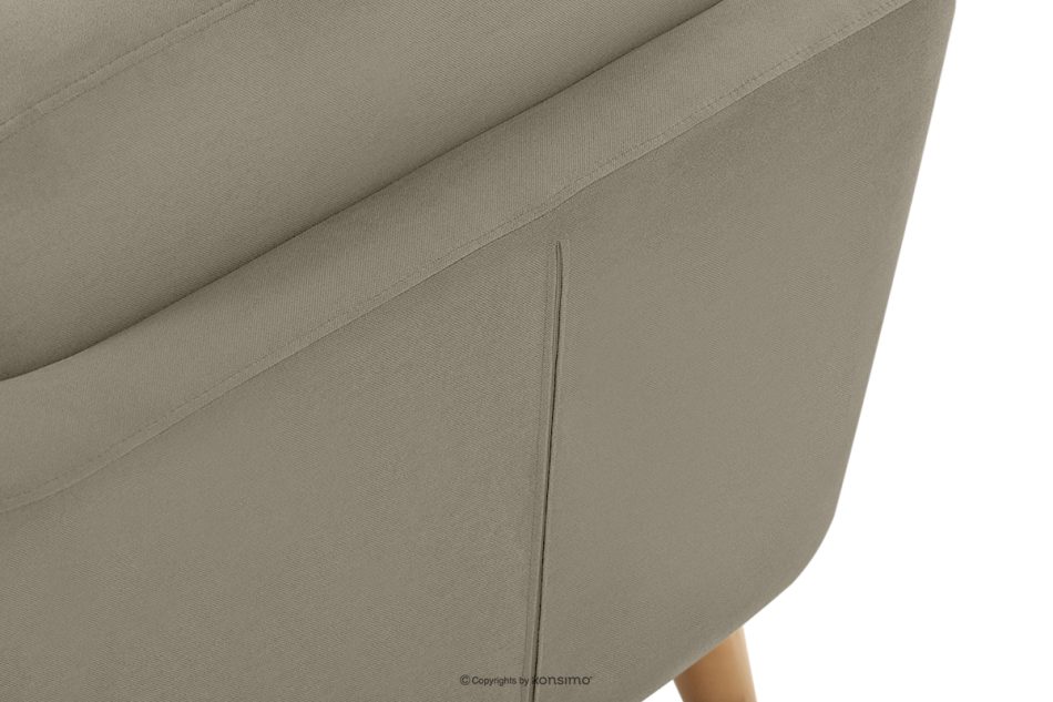 TAGIO Beigefarbener skandinavischer Sessel beige - Foto 5