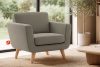 TAGIO Beigefarbener skandinavischer Sessel beige - Foto 2