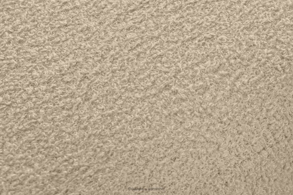 TAGIO Beiger skandinavischer Sessel Bouclé beige - Foto 9