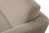 TAGIO Graubeige skandinavischer Sessel Bouclé graubeige - Foto 6