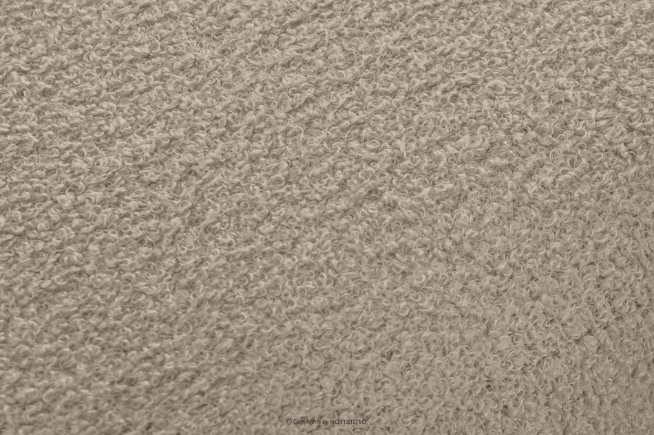 TAGIO Graubeige skandinavischer Sessel Bouclé graubeige - Foto 9