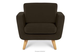 TAGIO, https://konsimo.de/kollektion/tagio/ Brauner skandinavischer Sessel braun - Foto