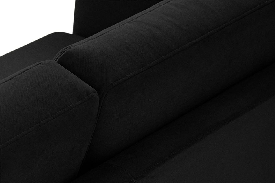 TAGIO Schwarzes skandinavisches 2-Sitzer-Sofa schwarz - Foto 9