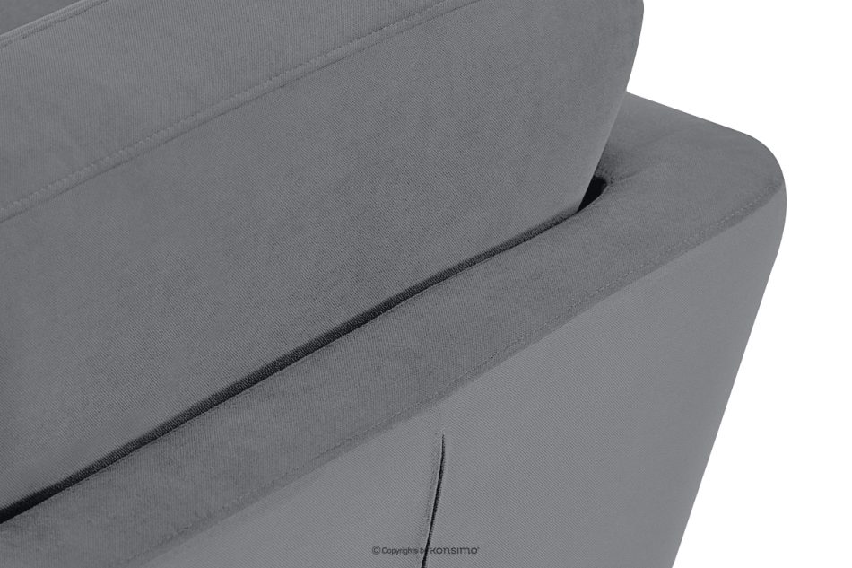 TAGIO Graues skandinavisches 2-Sitzer-Sofa grau - Foto 4