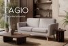 TAGIO Hellgrau skandinavisches 2-Sitzer-Sofa Bouclé hellgrau - Foto 15