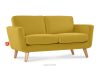 TAGIO Gelbes skandinavisches 2-Sitzer-Sofa gelb - Foto 3