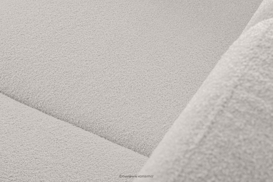 TAGIO Weißes skandinavisches 2-Sitzer-Sofa Bouclé weiß - Foto 7