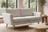 TAGIO Weißes skandinavisches 2-Sitzer-Sofa Bouclé weiß - Foto 2