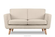 Cremefarbenes skandinavisches 2-Sitzer-Sofa Bouclé