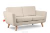 TAGIO Cremefarbenes skandinavisches 2-Sitzer-Sofa Bouclé creme - Foto 3