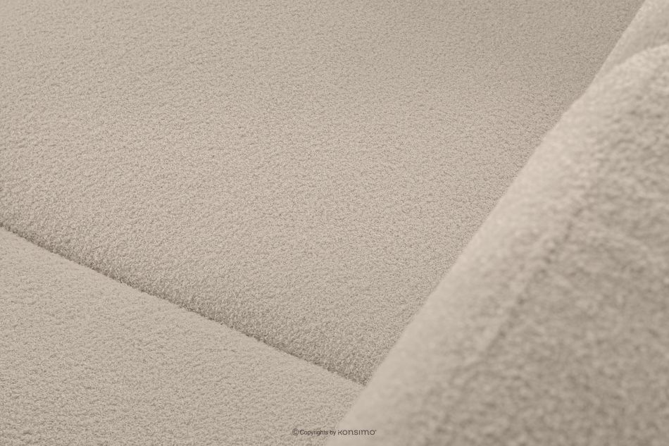 TAGIO Cremefarbenes skandinavisches 2-Sitzer-Sofa Bouclé creme - Foto 7