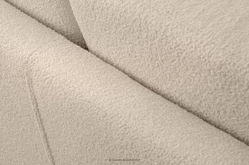 TAGIO Cremefarbenes skandinavisches 2-Sitzer-Sofa Bouclé creme - Foto 10