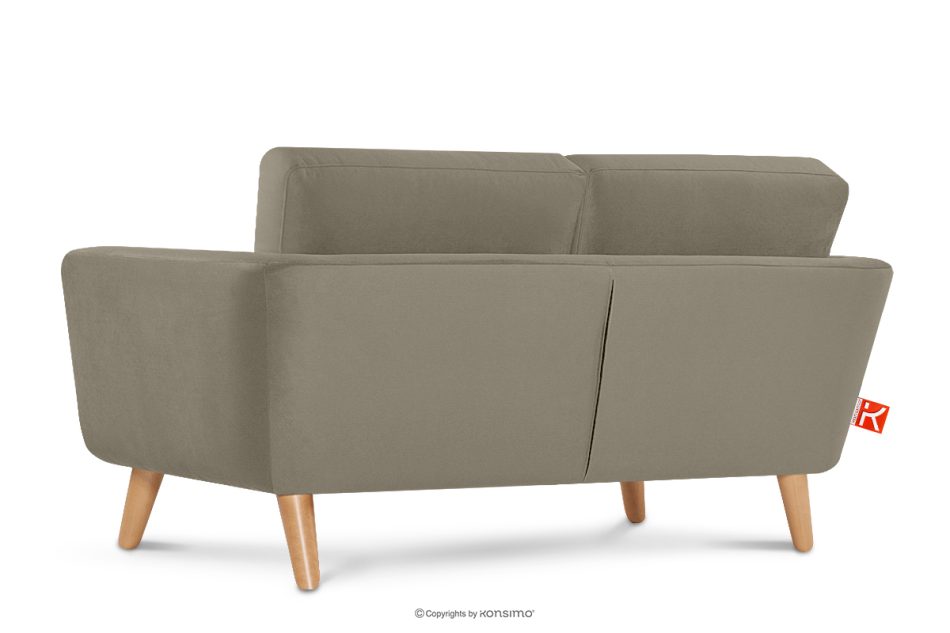 TAGIO Beiges skandinavisches 2-Sitzer-Sofa beige - Foto 3