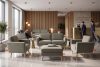 TAGIO Beiges skandinavisches 2-Sitzer-Sofa beige - Foto 14