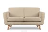 TAGIO Beiges skandinavisches 2-Sitzer-Sofa Bouclé beige - Foto 1
