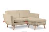 TAGIO Beiges skandinavisches 2-Sitzer-Sofa Bouclé beige - Foto 6
