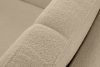 TAGIO Beiges skandinavisches 2-Sitzer-Sofa Bouclé beige - Foto 9