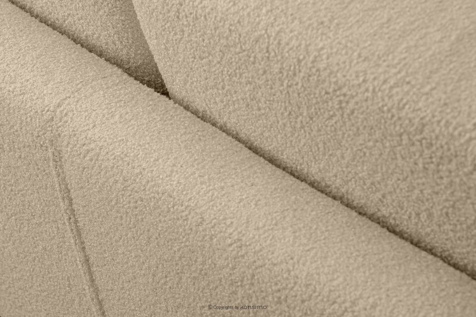 TAGIO Beiges skandinavisches 2-Sitzer-Sofa Bouclé beige - Foto 10