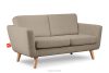 TAGIO Graubeige skandinavisches 2-Sitzer-Sofa Bouclé graubeige - Foto 3