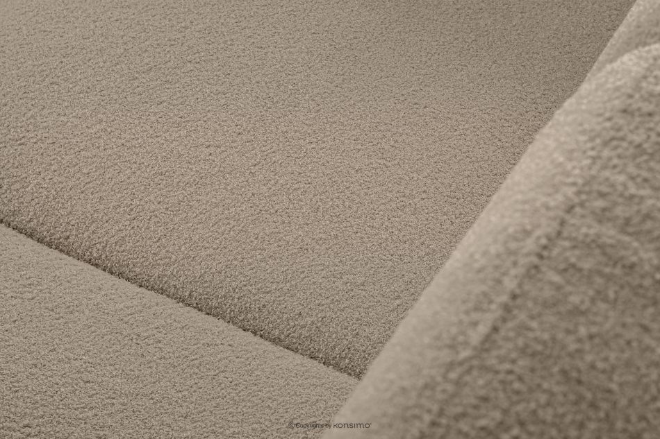 TAGIO Graubeige skandinavisches 2-Sitzer-Sofa Bouclé graubeige - Foto 7