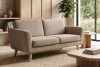 TAGIO Graubeige skandinavisches 2-Sitzer-Sofa Bouclé graubeige - Foto 2