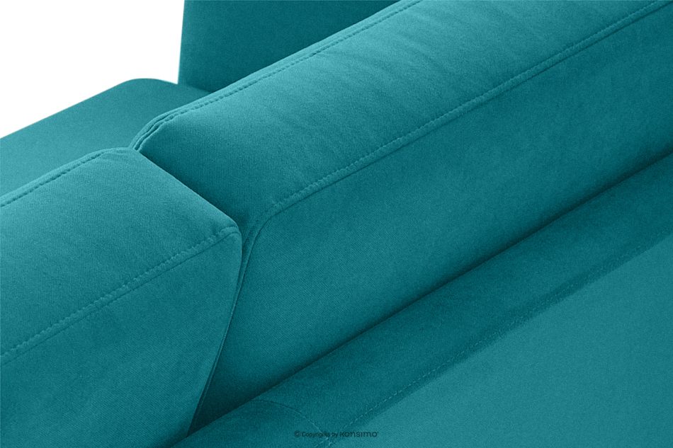 TAGIO Türkises skandinavisches 2-Sitzer-Sofa türkis - Foto 9