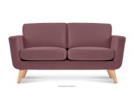 Rosa skandinavisches 2-Sitzer-Sofa
