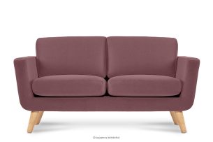 TAGIO, https://konsimo.de/kollektion/tagio/ Rosa skandinavisches 2-Sitzer-Sofa koralle - Foto