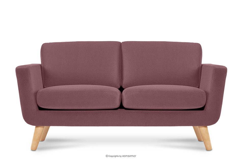 TAGIO Rosa skandinavisches 2-Sitzer-Sofa koralle - Foto 0